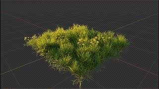 Make realistic grass in 1 minute! (Blender Tutorial)
