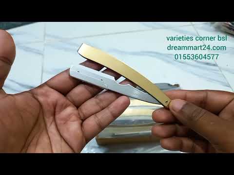 Japani stainless steel blade razor/shaving razor premium quality video