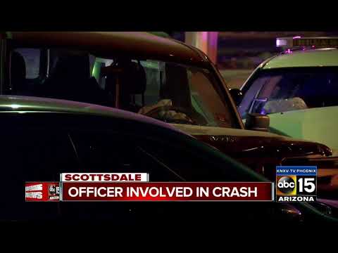 Scottsdale police officer involved in car crash