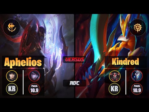 Lava APHELIOS (ADC) [Conqueror] VS KINDRED - Grandmaster KR Patch 10.9