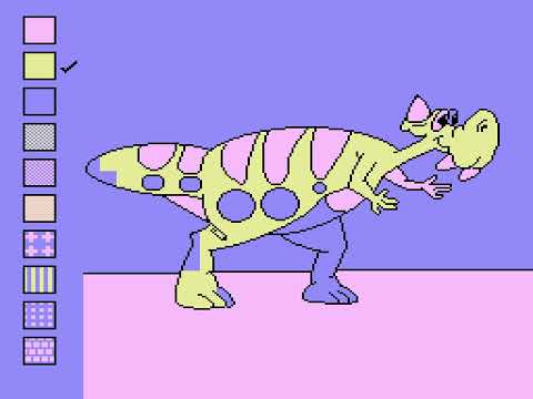 [TAS] [Obsoleted] NES Color a Dinosaur "four color theorem" by warmCabin in 08:11.72