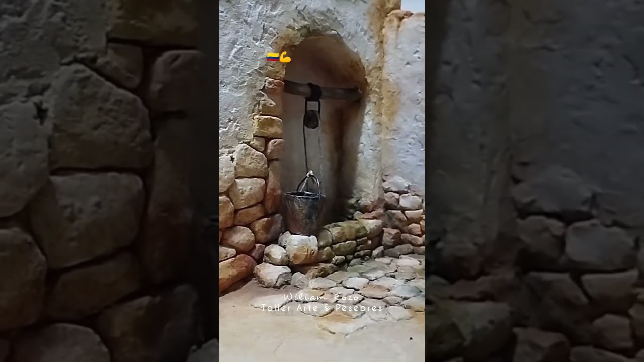 🇨🇴💪pozo y bebedero para Pesebres #shorts #pesebres #belenes #dioramas #pasoapaso #aprendefacil
