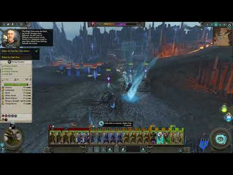 Total War Warhammer 2 - Dark Elves Vortex Final Battle FULL Malekith