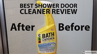 BEST Shower Door Cleaner Review - CLR Bath & Kitchen Foamer
