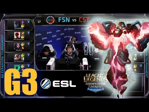 Team Coast vs Team Fusion | Game 3 Round 2 NA LCS Expansion Tournament | CST vs FSN G3 60FPS