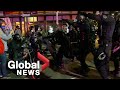 Portland protests: Police arrest demonstrators after declaring unlawful assembly Portland protests: Police arrest demonstrators after declaring unlawful assembly