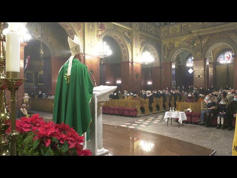 Arcybiskup koadiutor Adrian Galbas odprawił mszę w Piekarach 06.02.2022