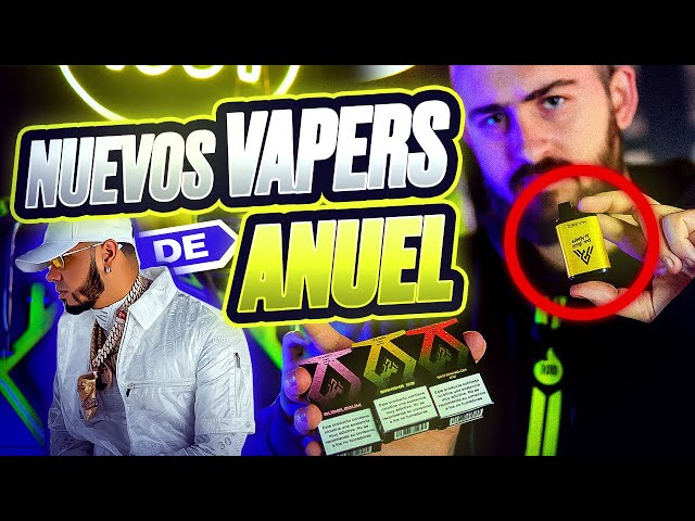 Probando los VAPERS de ANUEL ? ¿Merecen la pena sus nuevos pods desechables?