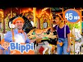 Blippi Meekah Visit ADVENTURE City Blippi S Stories And Adventures For Kids Moonbug Kids