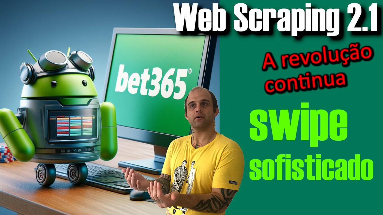 Web Scraping 2.1 - como fazer um swipe sofisticado - parte 8 #bet365 #python #adb