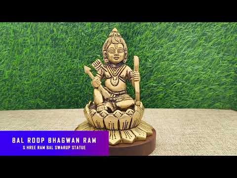 Bal Roop Bhagwan Ram, Shree Ram Bal Swarup Statue video