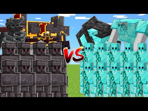 NETHERITE vs DIAMOND ARMY
