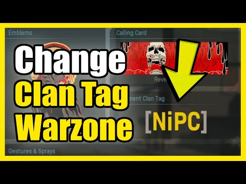 How to Change Clan Tag & Choose Regiment Tag in Call...