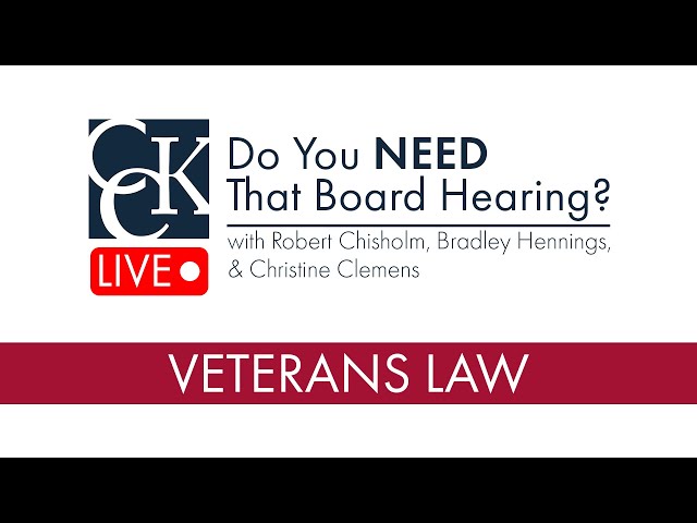 Do You NEED That Board of Veterans' Appeals (BVA) Hearing?