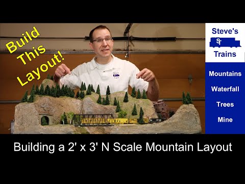 Colorado Loop Layout Build: 2x3 Foot N Scale Model Railroad Tutorial