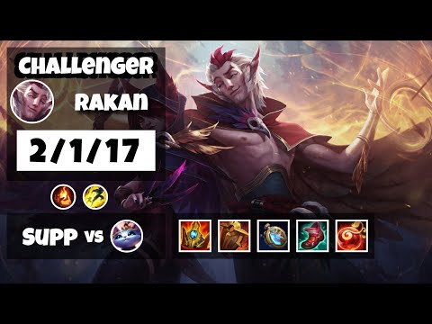 Rakan vs Yuumi EU Challenger SUPPORT (2/1/17) - v11.17