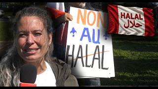 Quebecers rally in Montreal against 'halalization' of Canada's food market