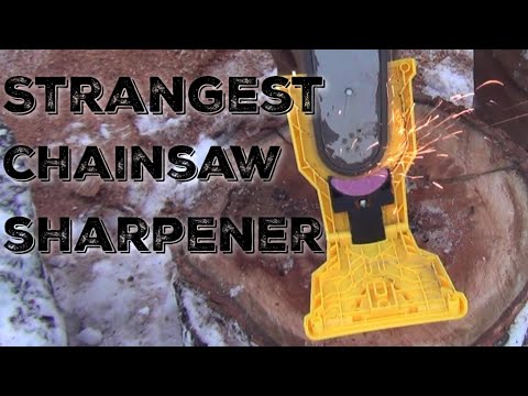 Testing the Strangest Chain Saw Sharpener on Amazon - Surprising results!