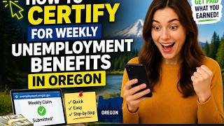 How to certify for weekly unemployment benefits in Oregon