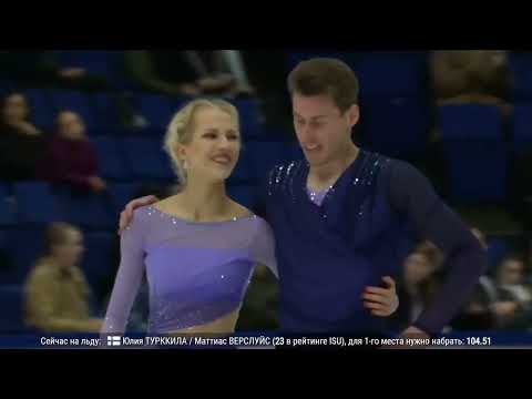 Juulia Turkkila and Matthias Versluis - Finlandia Trophy 2022. FD.