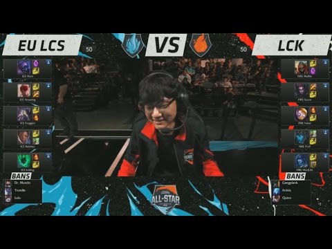 EU (Froggen Kassadin) VS Korea (Faker Zed) Game 2 Highlights - All Star Los Angeles 2015