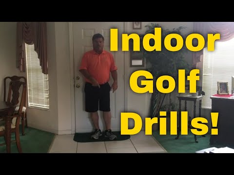 Indoor Golf Drills - One Leg Balance Drill