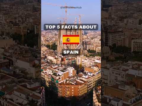 Top 5 Facts about Spain 🇪🇸 #shorts #facts #spain #geography