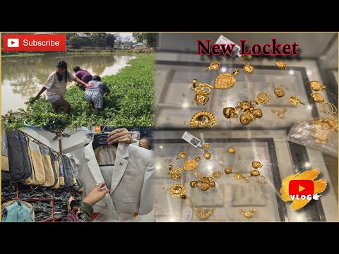 Bought New Gold Locket & Small Earing For My Daughter🥰|| Searching for good Brand Blazer| @AJCiyona 