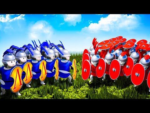 300 SPARTANS vs Roman TESTUDO Formation - Massive Battle to Win the War in Shieldwall!