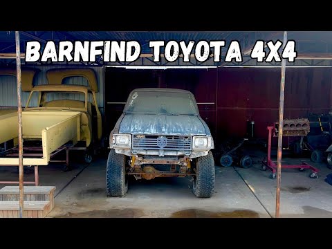 1983 Toyota ABANDONED barn find. Will it run and drive after 15 years?