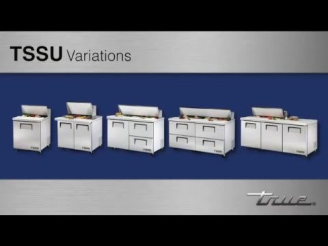 video 1, Saladette 2 portes GN1/6
