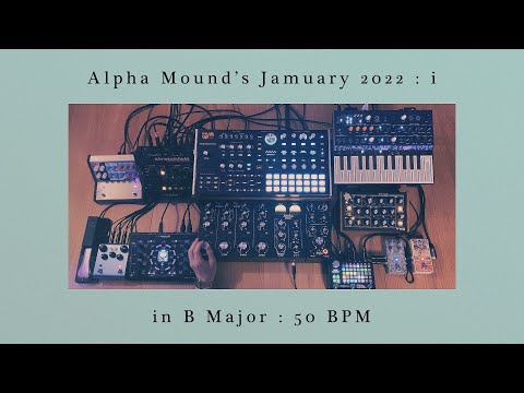 Jamuary 2022 : I [NDLR, Hydrasynth, Microfreak, Streichfett, Minitaur, ZOIA & Radius 4]