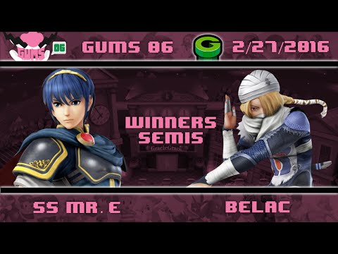 GUMS06 Singles (Winner's Semis) - SS Mr. E (Marth) vs belaC (Sheik)