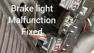 08-12 jeep liberty brake lights stay on / easy fix!