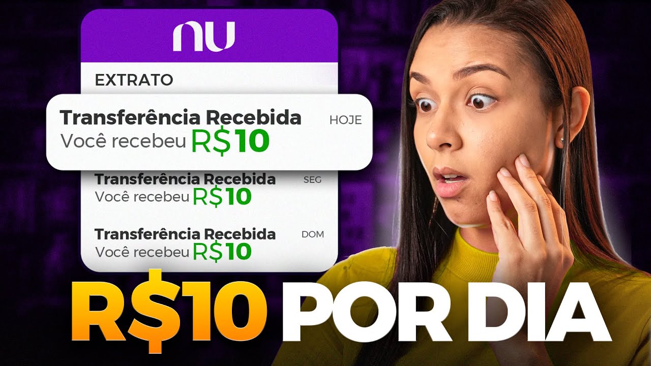 COMO GANHAR 10 REAIS POR DIA NO NUBANK COM INVESTIMENTOS!