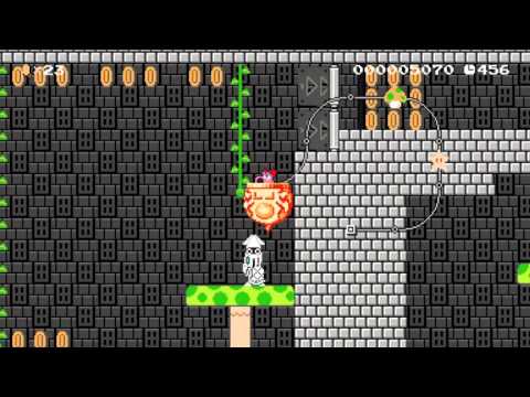 Birdo's Throwback Castle by Bay - Super Mario Maker - No Commentary 1AF