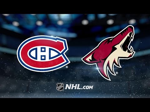 Coyotes defeat Canadiens