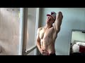 Super Lean Muscle Boy Karlo Flexing and Rubbing His Hard Body