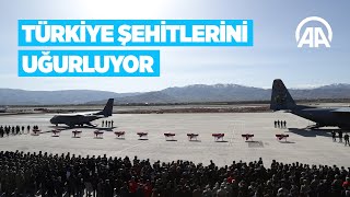 Türkiye şehitlerini uğurluyor