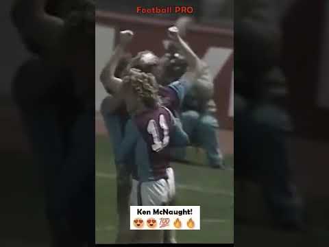 ECC 1981-82. Aston Villa - Dynamo Kyiv. Ken McNaught scores.