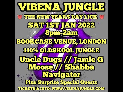 DJ Uncle Dugs with MC Navigator at Vibena Jungle New Years Day Lick 2022