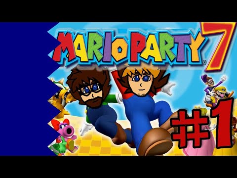 Mario Party 7: Now It's a Party - Part 1 Super Arcade Bros CrossBlock