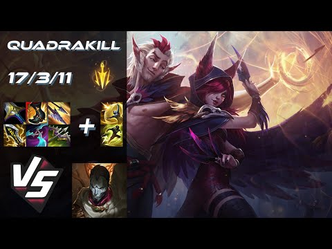 BOTTOM Xayah vs Jhin [QUADRAKILL] - EU Challenger Patch 25.S2.7