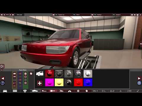Building A RWD Japanese Style 90's Sports Car In Automation