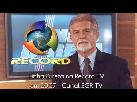 Linha Direta - Abertura e Encerramento Na Record TV em 2007 - FICTÍCIO