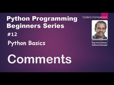 12 Python Basics Comments