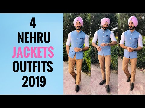 Nehru jackets styles & combinations