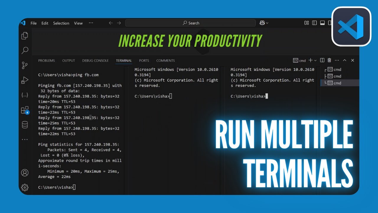 How to Open Multiple Terminals in VS Code ?(2025)