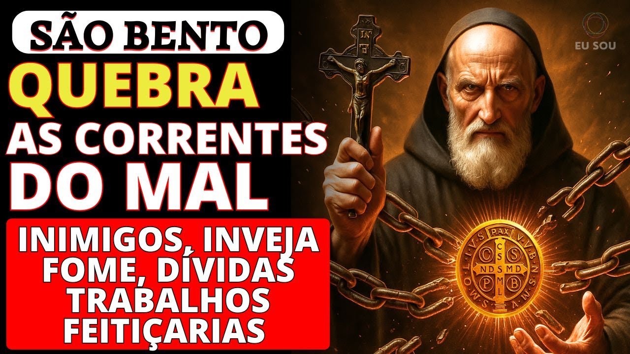 ✨QUEBRE CORRENTES DE MALDIÇÃO COM A FORÇA DE SÃO BENTO
