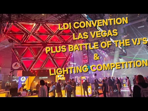 LDI Las Vegas LIVESTREAM, Las Vegas, Battle of the VJ's, Lighting tech